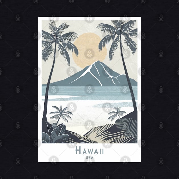 Vintage Hawaii Travel Poster by POD24